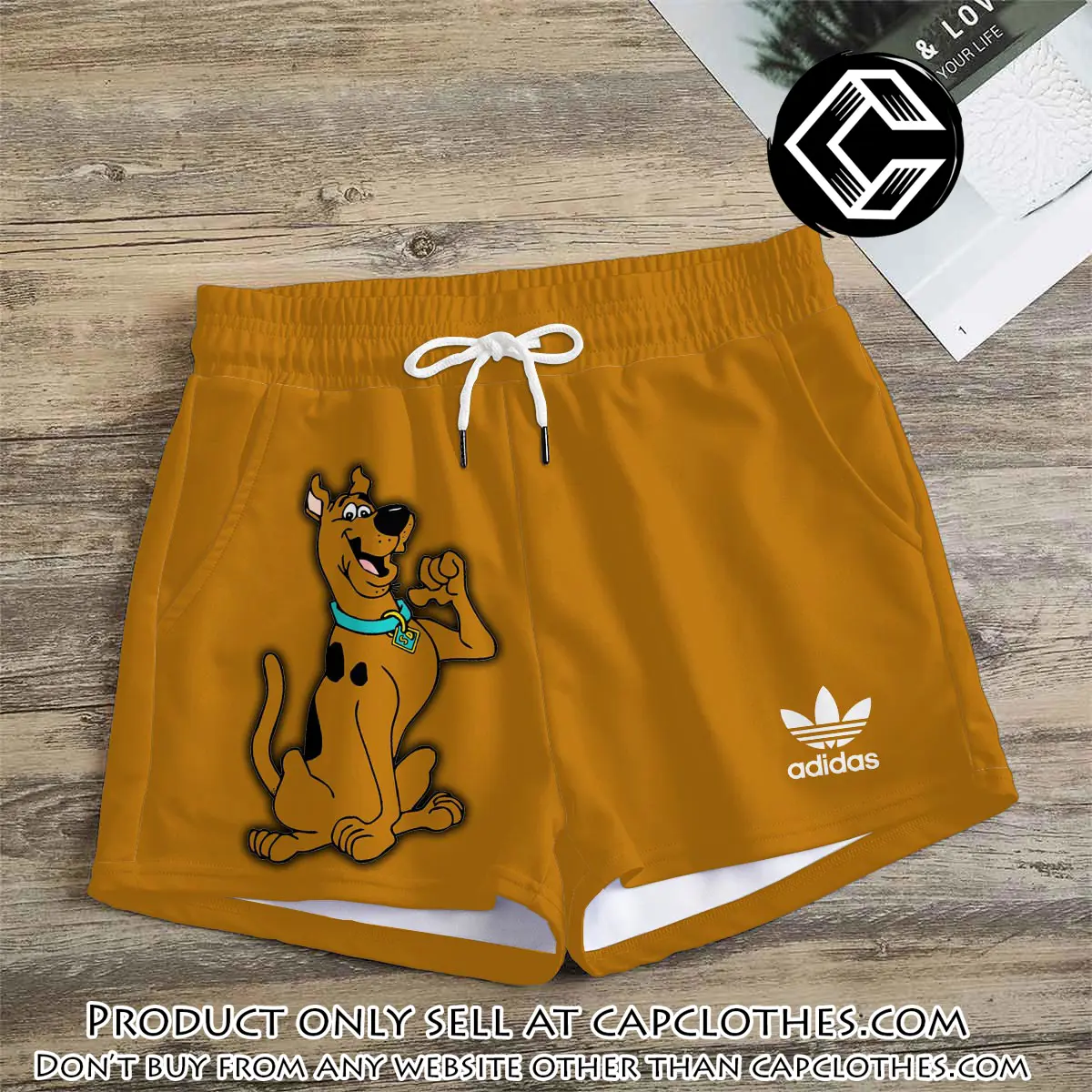 Premium scoobydoo in adidas women shorts lady beach shorts wms1075 cc1933145
